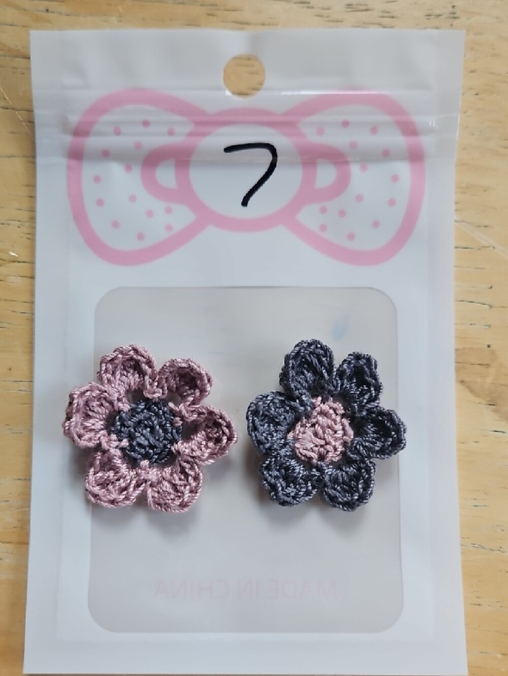 Handmade Crochet Flower Earringd - Picture 10 of 16
